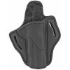 1791 Gunleather, Belt Holster 1, Right Hand, Stealth Black Leather, Fits 1911 4" & 5"