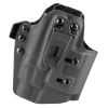 Crucial Concealment, Covert IWB, Inside Waistband Holster, Ambidextrous, Kydex, Matte Finish, Black, Universal Fit for Streamlight TLR-7 A/X/HL-X