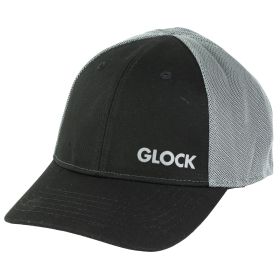 GLOCK, Cap, Fitted Mesh Hat, One Size Fits Most, Black, Cotton