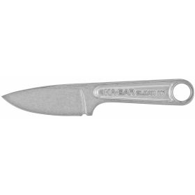 KA-BAR Knives, Forged Wrench, Fixed Blade Knife, 3" Blade Length, 7.125" Overall Length, Drop Point, Plan Edge, 425HC Stainless Steel Blade and Handle