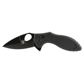 KA-BAR Knives, TDI Flipper, Plain Edge, 3" Blade, AUS8A Stainless Steel, Black