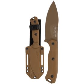 KA-BAR Knives, Becker Nessmuk, Fixed Blade Knife, Nessmuk 4.312" Blade Length, 9.125" Overall Length, Plain Edge, 1095 Cro-Van Steel