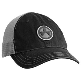 Icon Patch Garment Washed Trucker Hat, Black/Charcoal, Cap One Size, Magpul Ind