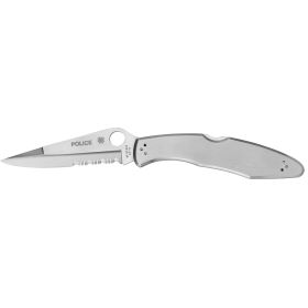 Spyderco, Police, 4.125" Knife, Circle Thumb Hole/Pocket Clip