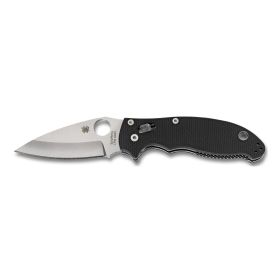 Spyderco, Manix 2, Folding Knife, 3.375" Blade, Circle Thumb Hole/Pocket Clip