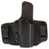 Versacarry, Insurgent Deluxe, Inside/Outside Waistband Holster, Right Hand, Fits Sig P365 Macro, Distressed Leather and Polymer, Brown