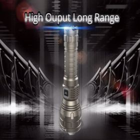 WUBEN-T105 charging LED flashlight, CREE XPL-V5 LED, DTP Coopper board, for better radiator, aircraft aluminum alloy fuselage, suitable for emergency