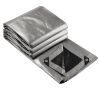 12x16ft Heavy Duty Poly Tarp/ Silver+Black