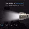 WUBEN-T105 charging LED flashlight, CREE XPL-V5 LED, DTP Coopper board, for better radiator, aircraft aluminum alloy fuselage, suitable for emergency