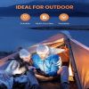 LED Camping Lantern - 4600mAh Rechargeable Camping Light with Flexible Tripod 3 Magnetic Base 3000LM 6 Modes 720¬∞Rotate IPX4 Waterproof, Portable Ten