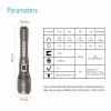 WUBEN-T105 charging LED flashlight, CREE XPL-V5 LED, DTP Coopper board, for better radiator, aircraft aluminum alloy fuselage, suitable for emergency