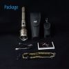 WUBEN-T105 charging LED flashlight, CREE XPL-V5 LED, DTP Coopper board, for better radiator, aircraft aluminum alloy fuselage, suitable for emergency