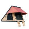 Triangle Aluminium Black Hard Shell Beige Rooftop Tent Scout MAX Series -  With Two Rainflies of Different Colors