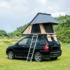 Triangle Aluminium Black Hard Shell Beige Rooftop Tent Scout MAX Series -  With Two Rainflies of Different Colors
